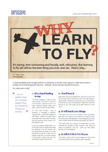 Why Learn To Fly A4