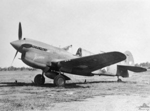 A P-40E of the 7th Pursuit, 49thPG, in March 1942 – so very probably at Bankstown, NSW. (wikipedia)