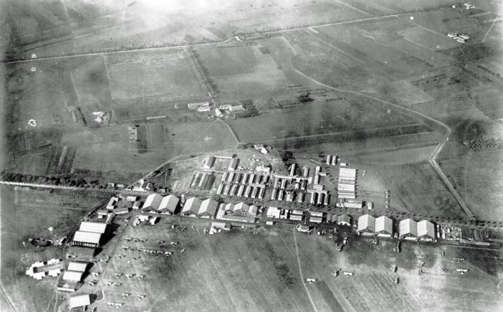 The 'Camp at Tours' – the US Air Service's 2nd Air Instruction Centre –where Jack Wright received his initial flight training, before graduating to pursuit training at either Issoudun (3rd AIC) or Avord (4th AIC). (Wikipedia) 