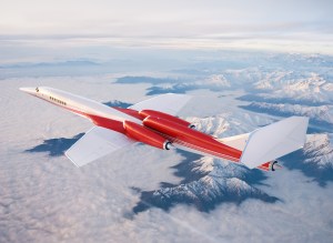 A digital impression of the 'inevitable' Aerion AS2 supersonic business jet. Let's hope so... (Aerion) 
