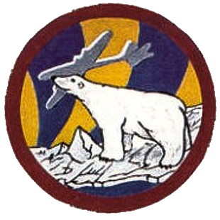 Squadron patch of the 58th Strategic ('Weather' from Feb 15th, 1954) Recon. Squadron, "The Pole Vaulters". (wikipedia)