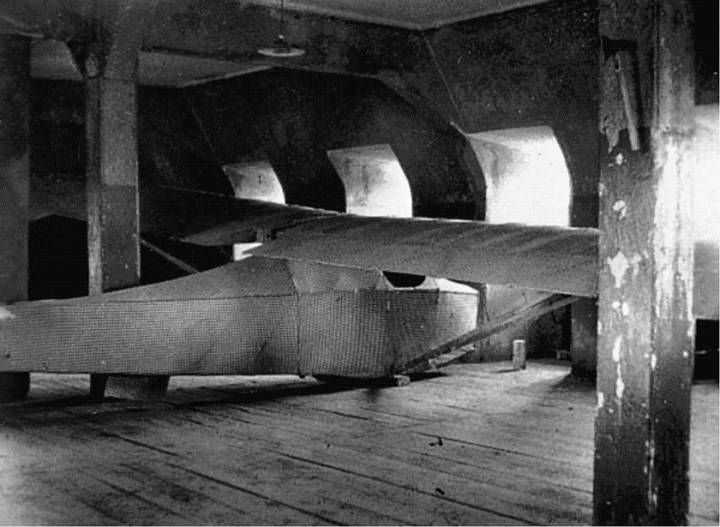 The only known photo of the original Colditz Cock, inside Colditz, as snapped by US war correspondent Lee Carson shortly after the castle was liberated in April 1945. Oh, to have see those 1st US Army soldiers' faces! (NARA)