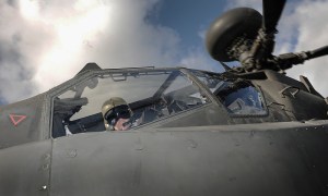 Apache crewman, British Army Air Corps
