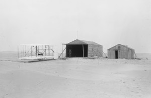 Wright brothers Kitty hawk camp, 1903