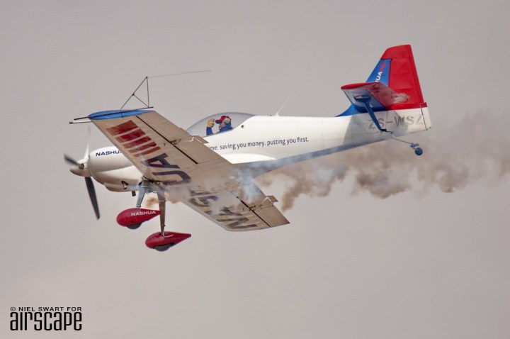 Czech-built Zlin Z.50L (cn 0013) WS-WSZ does exactly what it was designed for – thrilling crowds with a great aerobatics display. (© Niel Swart)